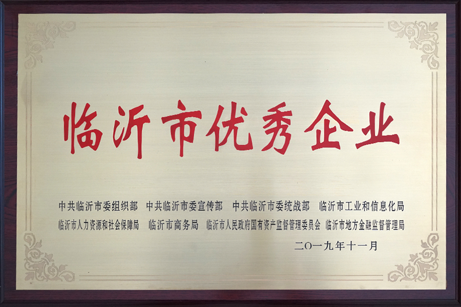 Excellent Enterprise in Linyi City